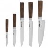 Nůž kuchyňský nerez Wooden sada 5 ks